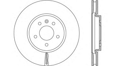 OPEN PARTS bdr266820 -  Тормозной диск